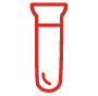 Blood vial icon